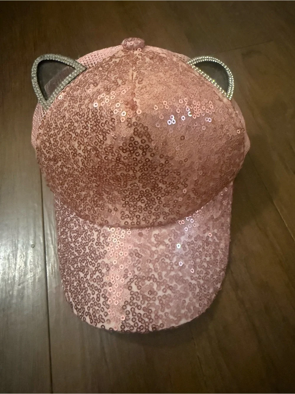 Sequins Mesh Baseball Cap